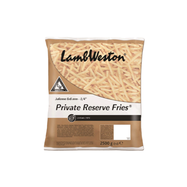 Private Reserve 6/6 Fries 2,5 kg x4