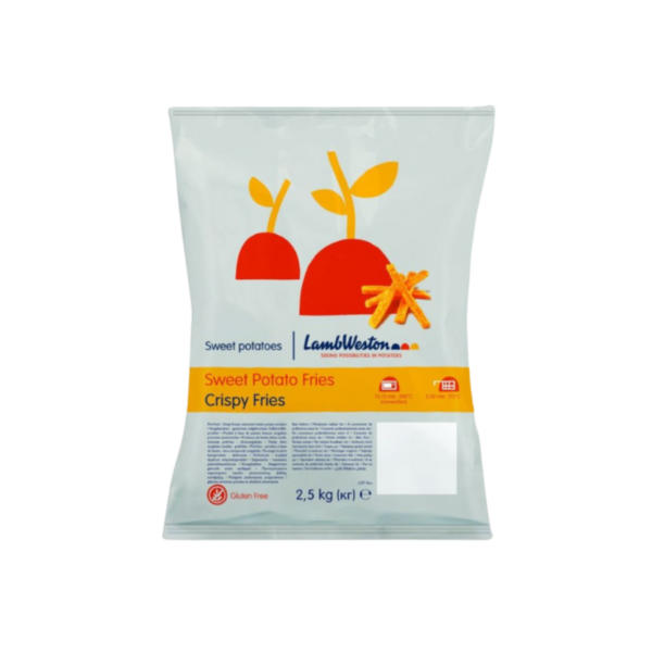 Fritas de Boniato 2,5 kg x4