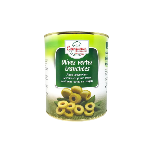 Aceitunas Verdes en Rodajas 3 kg