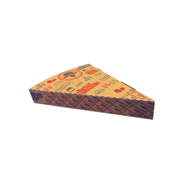 Caja Triangular para Crepas o Pizza x100